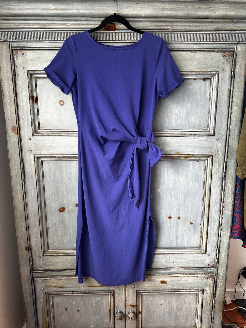Sezane Pippa Midi Dress In Blue Size S - Picture 6 of 11